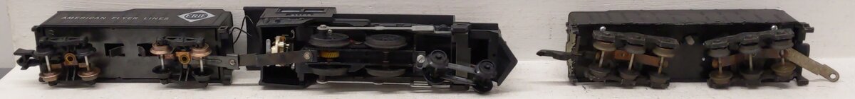 American Flyer Vintage S Scale Steam Locomotive & Tenders #21165,322SI [2] VG