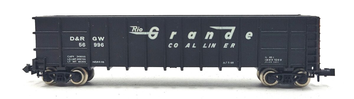 Roundhouse 8103 N Denver & Rio Grande Western Thrall Coal Gondola #56996 LN/Box