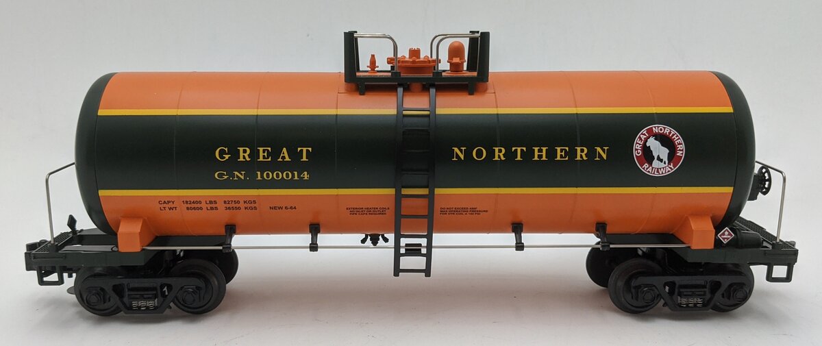 MTH 20-90091 O Scale Great Northern Tank Car #100014 VG