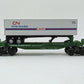 Lionel 6-52042 O BN TTUX Flatcar with Trailer (One Flatcar & Trailer) #637500 EX