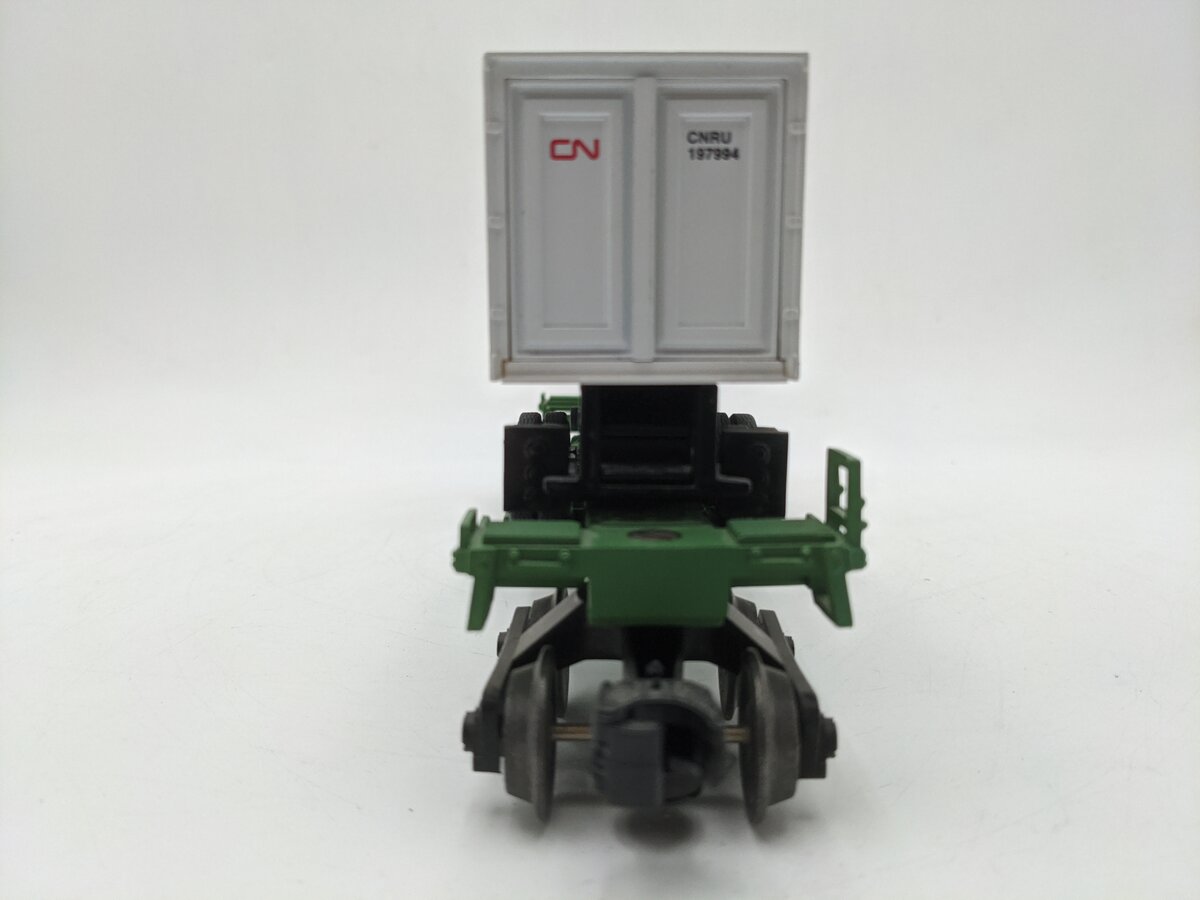 Lionel 6-52042 O BN TTUX Flatcar with Trailer (One Flatcar & Trailer) #637500 EX