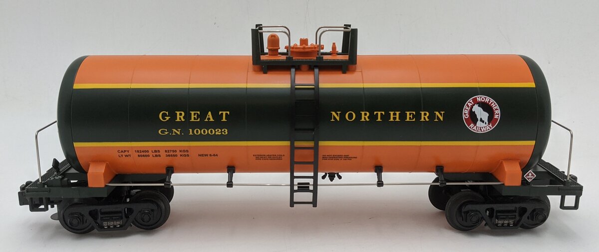 MTH 20-90091 O Scale Great Northern Tank Car #100023 LN