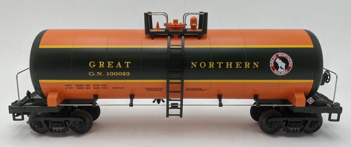MTH 20-90091 O Scale Great Northern Tank Car #100023 LN