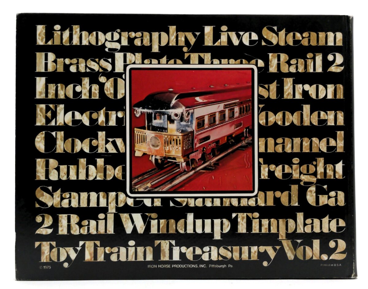Iron Horse Toy Train Treasury Vol.2 by Frank C. Hare LN