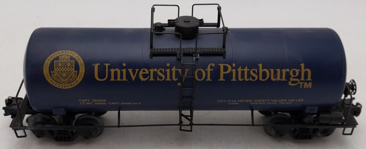 O Gauge University of Pittsburgh™ Tank Car EX