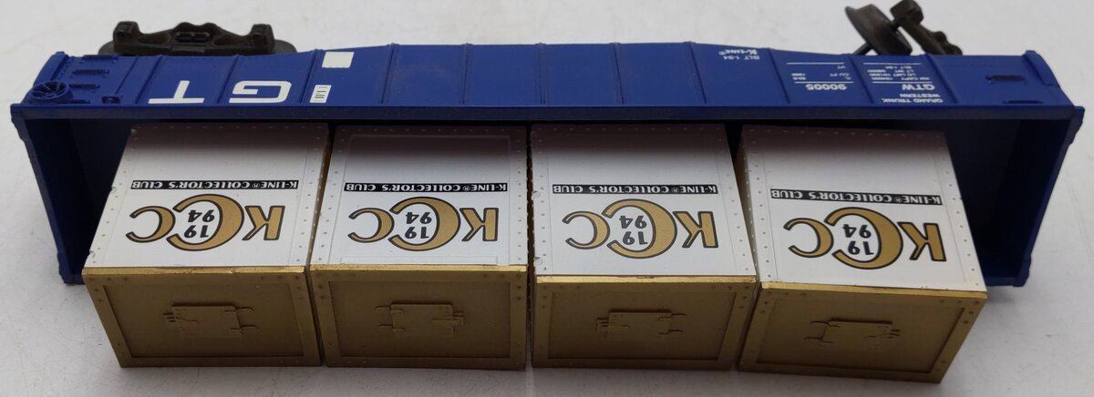 K-Line K90005 O Gauge KCC 1994 Gondola with Crates EX