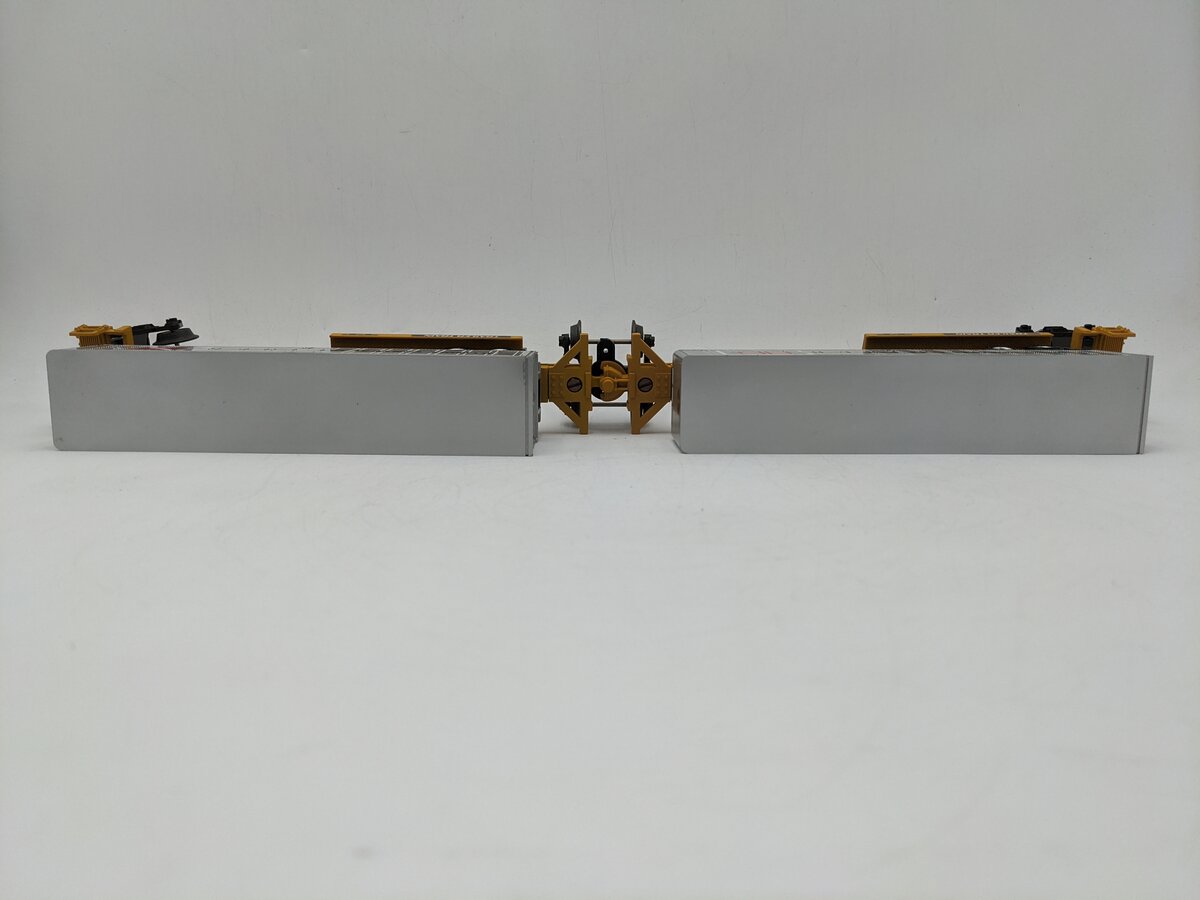 Lionel 6-19416 O Gauge Illinois Central TTUX Flatcar w/ Trailers EX