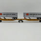 Lionel 6-19416 O Gauge Illinois Central TTUX Flatcar w/ Trailers EX