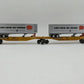 Lionel 6-19416 O Gauge Illinois Central TTUX Flatcar w/ Trailers EX