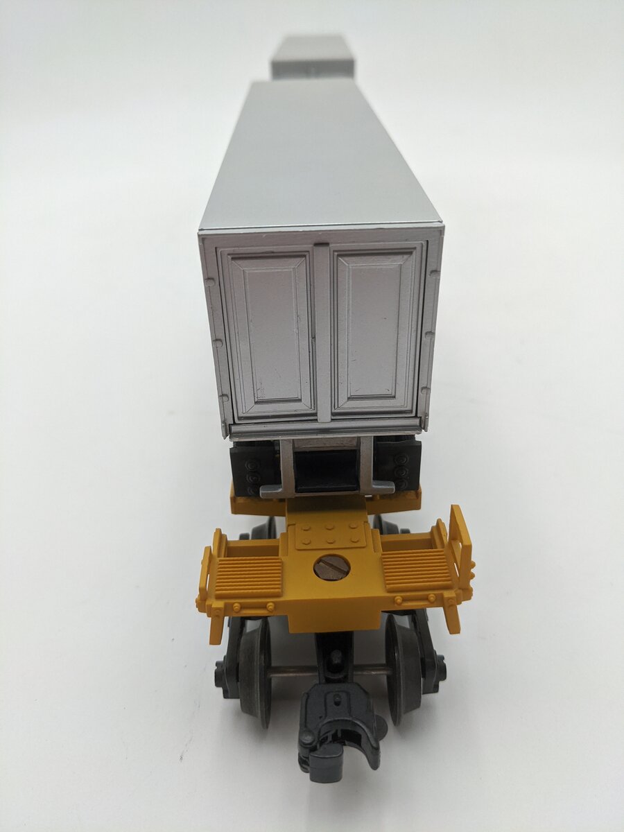 Lionel 6-19416 O Gauge Illinois Central TTUX Flatcar w/ Trailers EX
