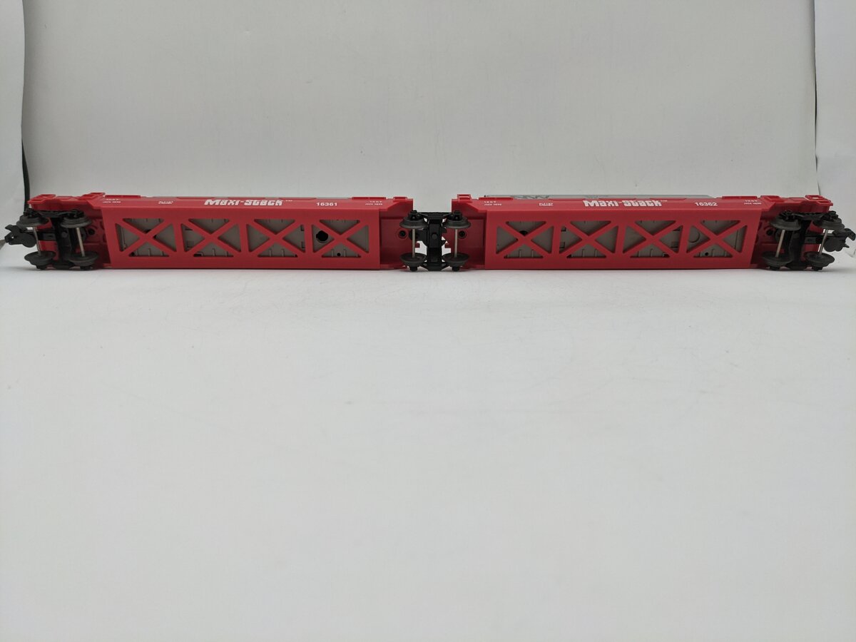 Lionel 6-16360 O Gauge Norfolk & Western Maxi-Stack Intermodal Flatcars Set EX
