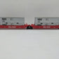 Lionel 6-16360 O Gauge Norfolk & Western Maxi-Stack Intermodal Flatcars Set EX