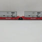 Lionel 6-16360 O Gauge Norfolk & Western Maxi-Stack Intermodal Flatcars Set EX
