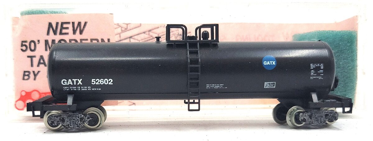 8441Roundhouse 8441 N Scale GATX 50' Modern Tank Car #52602 EX/Box