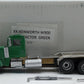 Custom Built 1:50 Diecast Custom KK-Kenworth W900 8X4 Tractor Green VG/Box