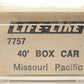 Life Like 7757 N Scale Missouri Pacific 40' Box Car #121022 EX/Box