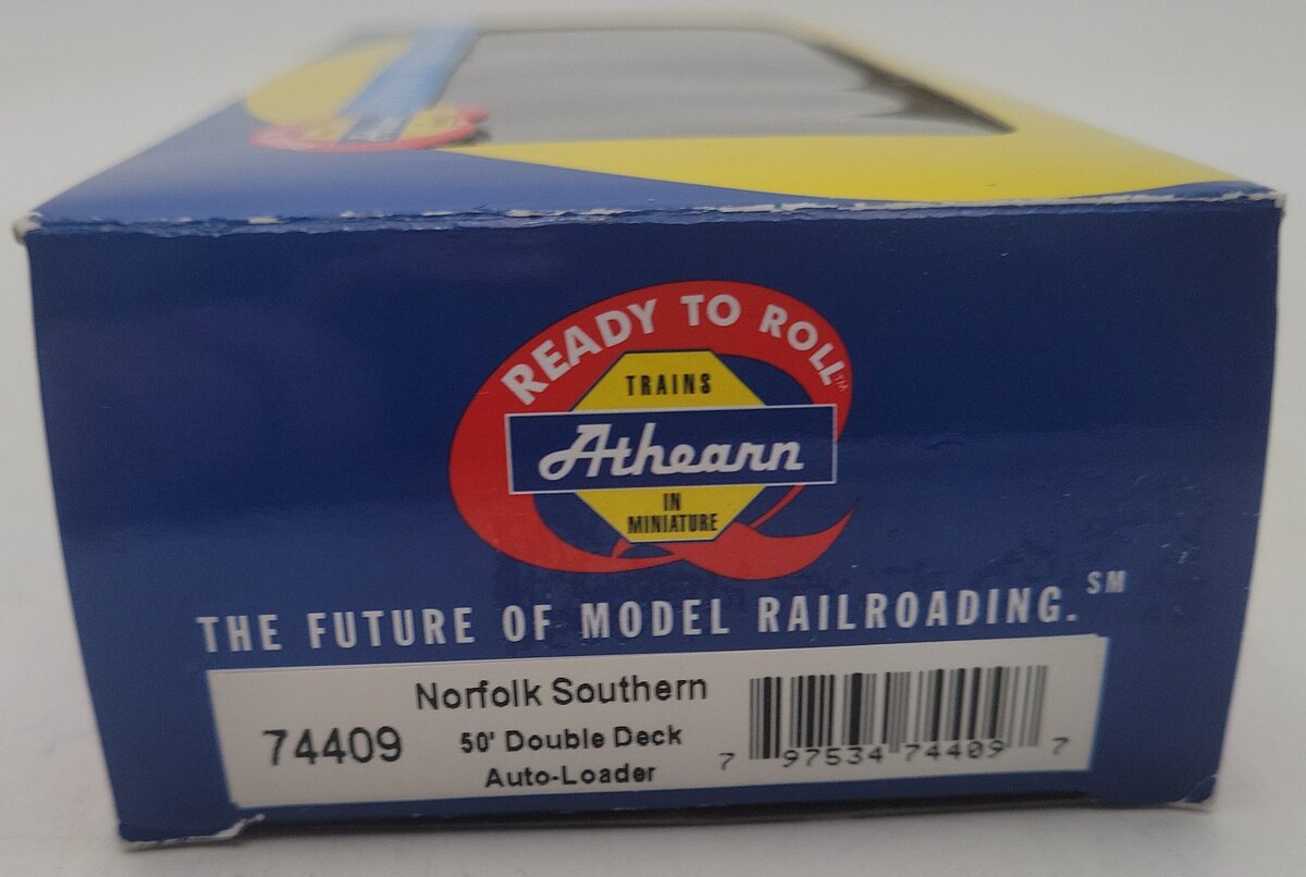 Athearn 74409 HO Scale Norfolk Southern RTR 50' Autoloader #140364 EX/Box