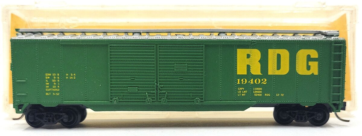 Atlas 3606 N Scale Reading Boxcar #19402 LN/Box