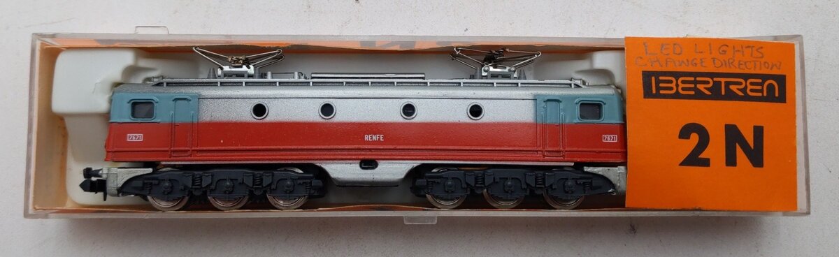 Ibertren 953 N Scale Renfe Spanish Alstom Electric Locomotive #7671 EX/Box