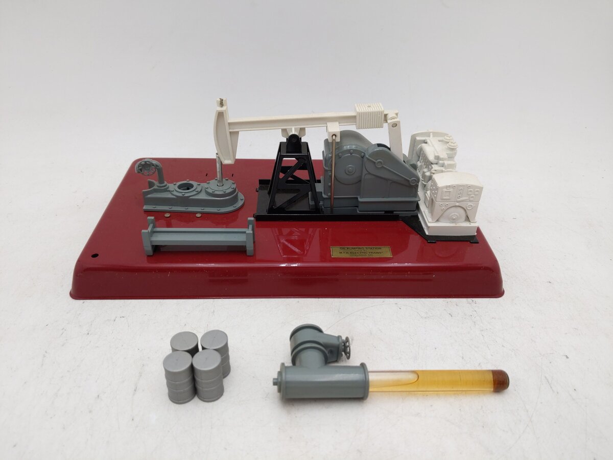MTH 30-9028 O Gauge Operating Oil Pumping Station EX