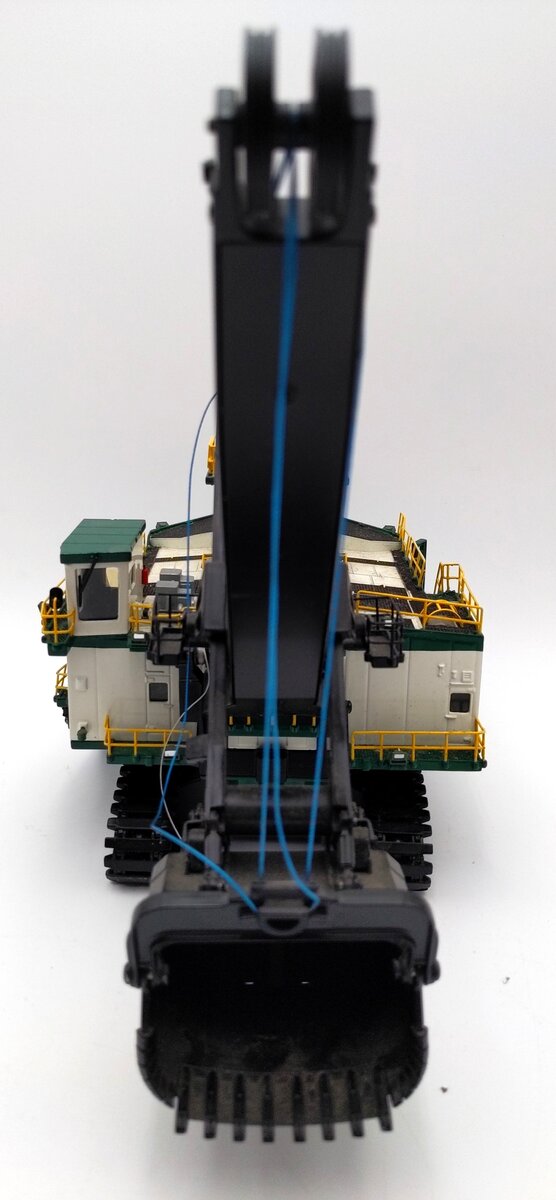 Sword Models 4100XPB 1:87 Cream & Green Cable Mining Shovel VG