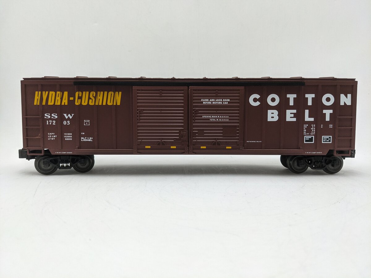 Lionel 6-17203 O Gauge Cotton Belt Double Door Boxcar #17203 EX