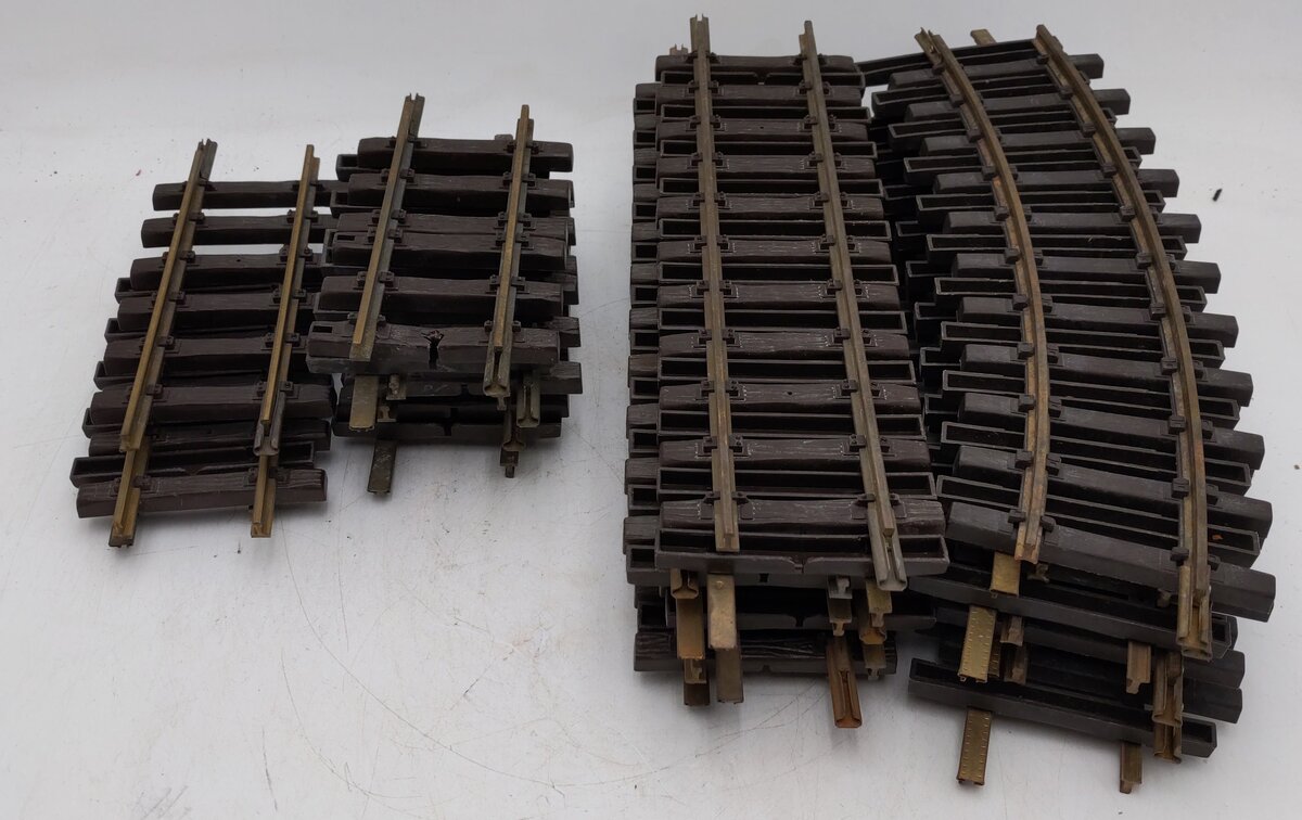 LGB/ Bachmann G Gauge Assorted Curved and Straight Track Sections [24] VG