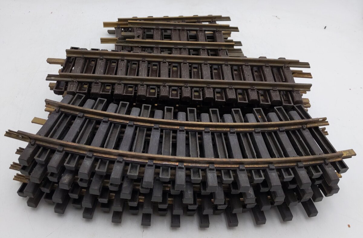 LGB/ Bachmann G Gauge Assorted Curved and Straight Track Sections [24] VG