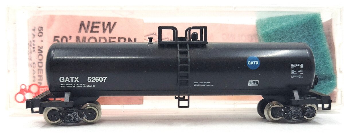 Roundhouse 8441 N Scale GATX 50' Modern Tank Car #52607 EX/Box