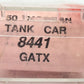 Roundhouse 8441 N Scale GATX 50' Modern Tank Car #52607 EX/Box