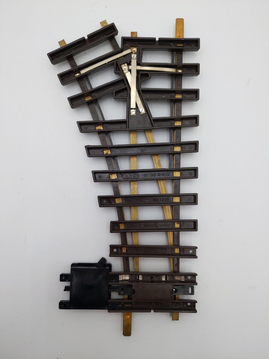 LGB 1200 G Scale Right Hand Manual Switch/Turnout EX