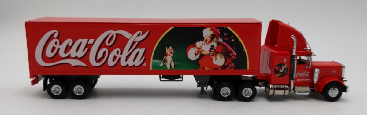 Matchbox Collectibles 1:58 Scale Peterbilt 359 Coca-Cola Tractor Trailor EX