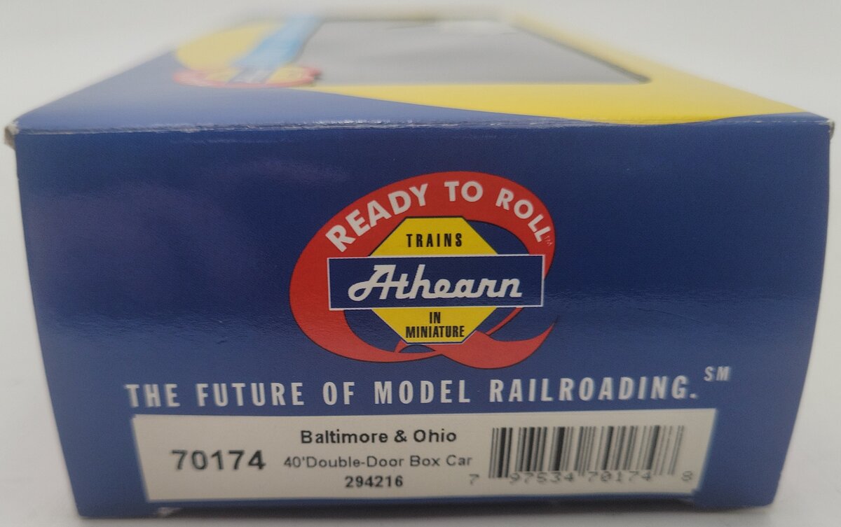 Athearn 70174 HO Scale B&O Boxcar #294216 EX/Box