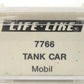 Life Like 7766 N Scale Mobilgas 3 Dome Tank Car #238 LN/Box