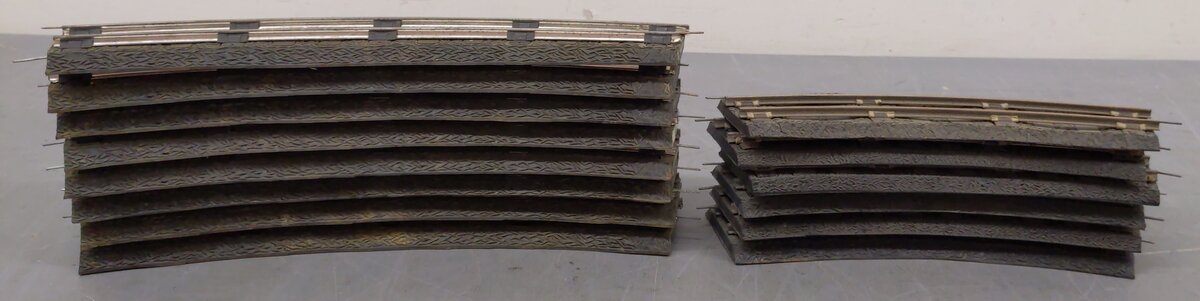 K-Line S Scale Assorted Curve Track & Track Bed [14] VG