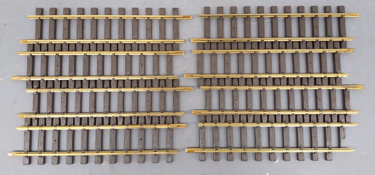 LGB 1000 G Scale 12 Inch Straight Track Sections (8) EX
