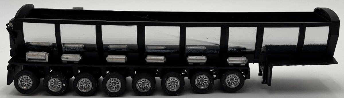 Tennessee Pass Models 1:87 Black Trout River 8 Axle Asphalt Trailer VG
