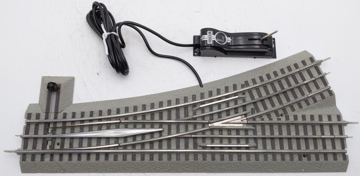 Lionel 6-16826 O72 FasTrack Command Control Left Hand Switch Turnout EX/Box