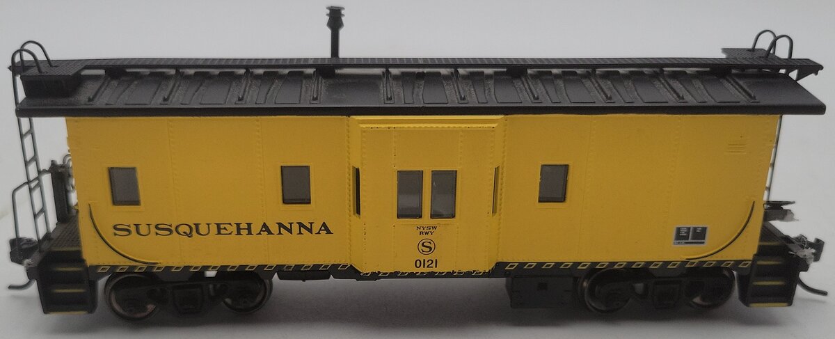 Athearn 74680 HO Scale Susquehanna Bay Window Caboose #0121 VG/Box