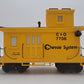 Lionel 8-87706 G Scale Chessie Illuminated Caboose EX
