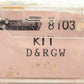 Roundhouse 8103 N Denver & Rio Grande Western Thrall Coal Gondola #56991 LN/Box
