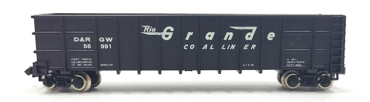 Roundhouse 8103 N Denver & Rio Grande Western Thrall Coal Gondola #56991 LN/Box
