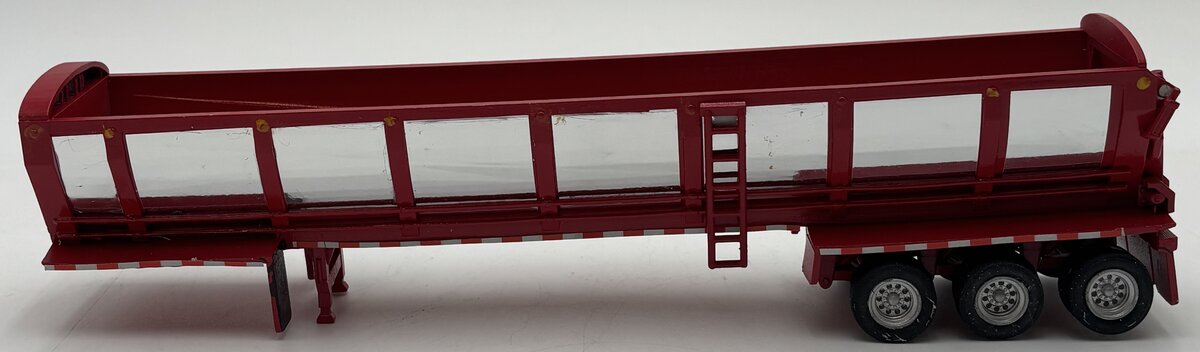 Tennessee Pass Models 1:87 Red Trout River 3 Axle Live Bottom Trailer EX
