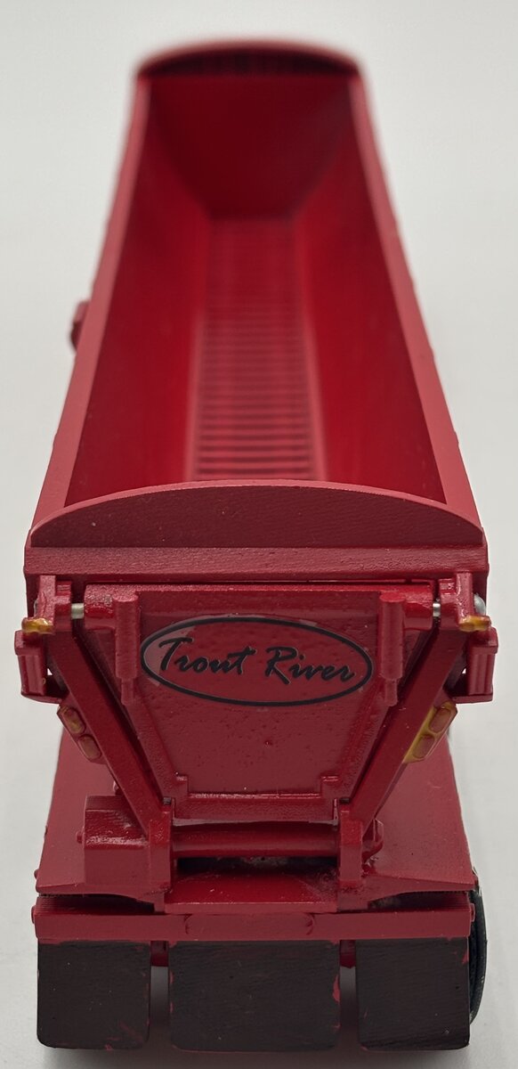 Tennessee Pass Models 1:87 Red Trout River 3 Axle Live Bottom Trailer EX