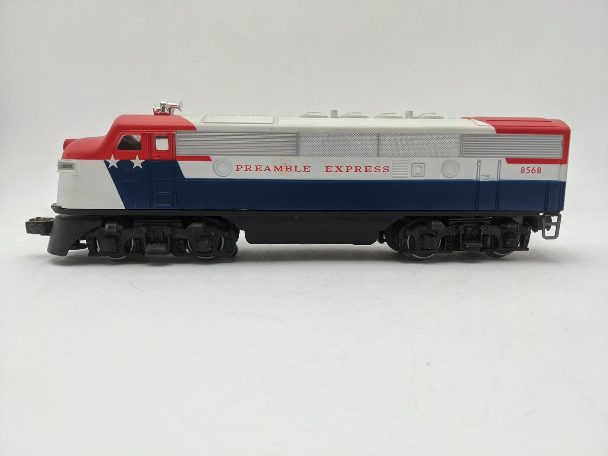 Lionel 6-8568 O Gauge Preamble Express F3 A Diesel Locomotive #8568 EX