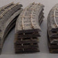 S Scale Curved & Straight Tinplate Track w/ Rubber Roadbed [20] VG