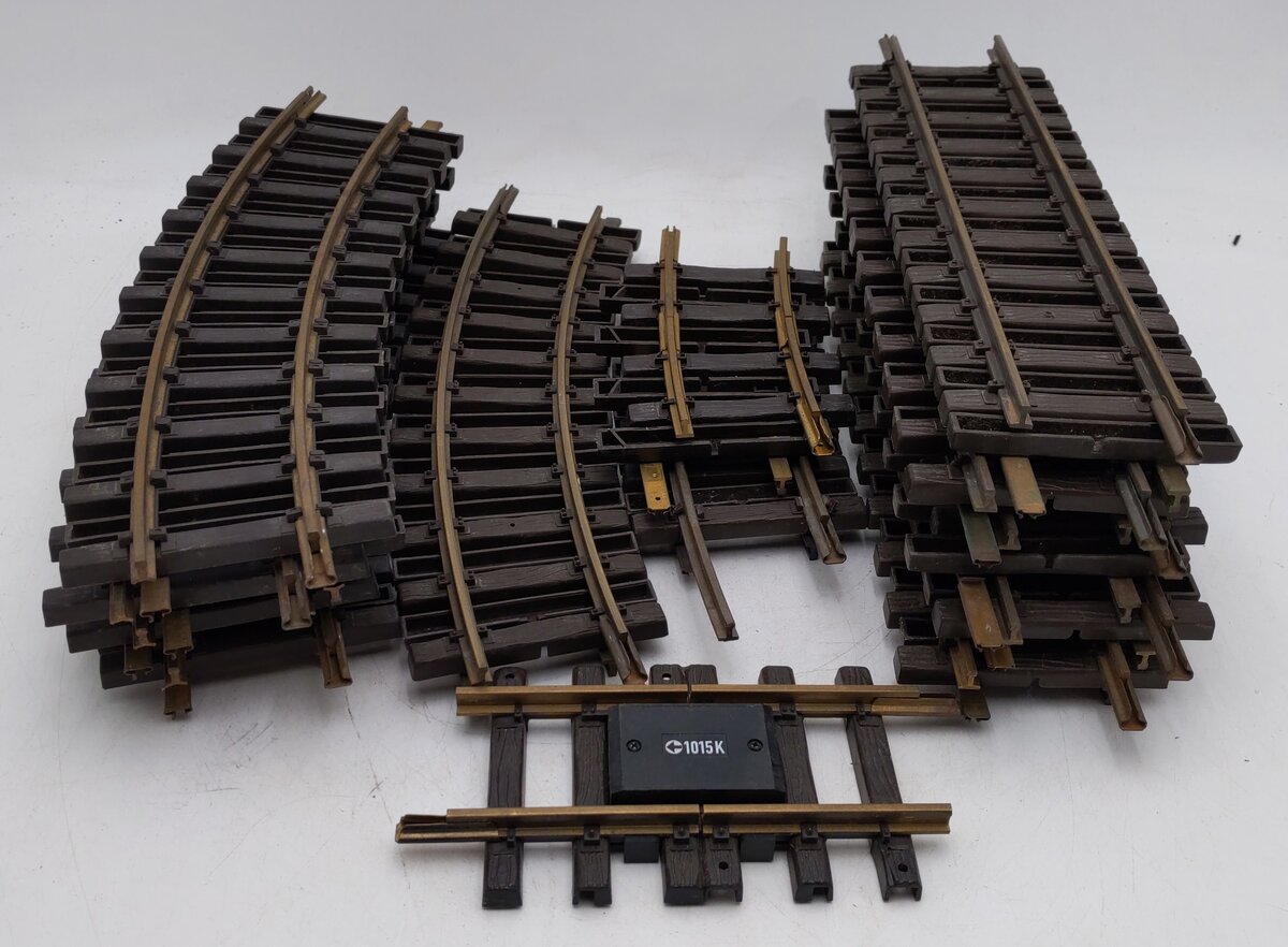LGB/ Bachmann G Gauge Assorted Curved and Straight Track Sections [25] VG
