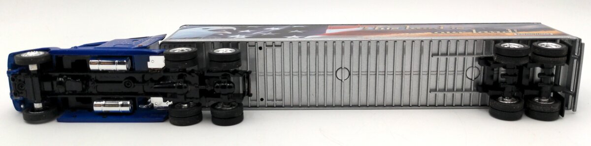 Tonkin 1:53rd Scale Diecast Freightliner "This land is our land" Tractor Trailer VG