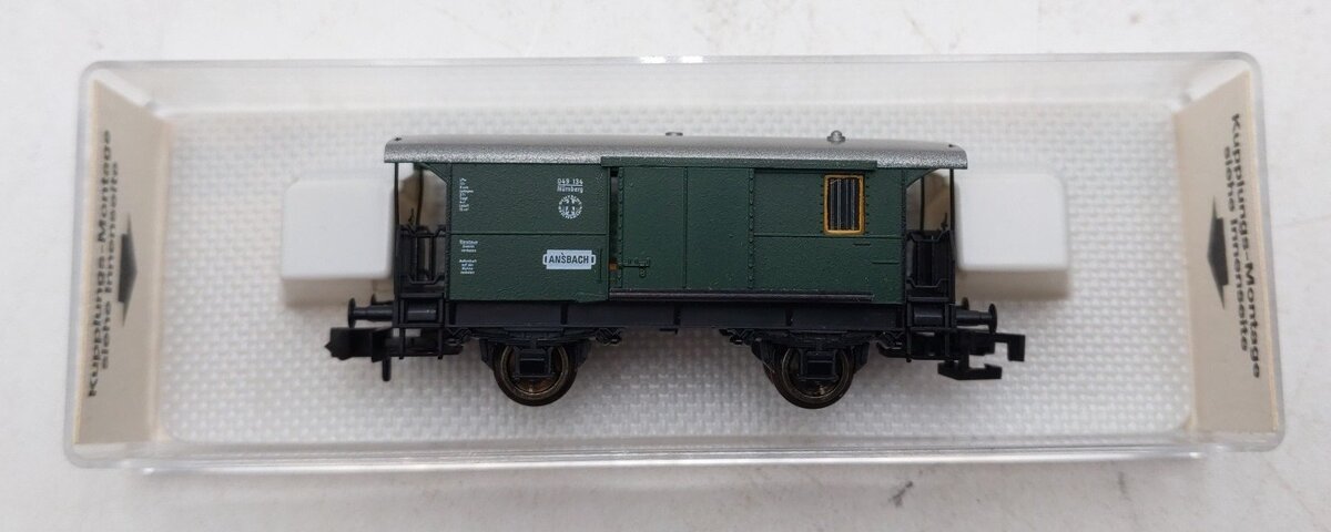 Fleischmann 8055K N Scale Deutsche Bundesbahn Baggage Car #049134 LN/Box
