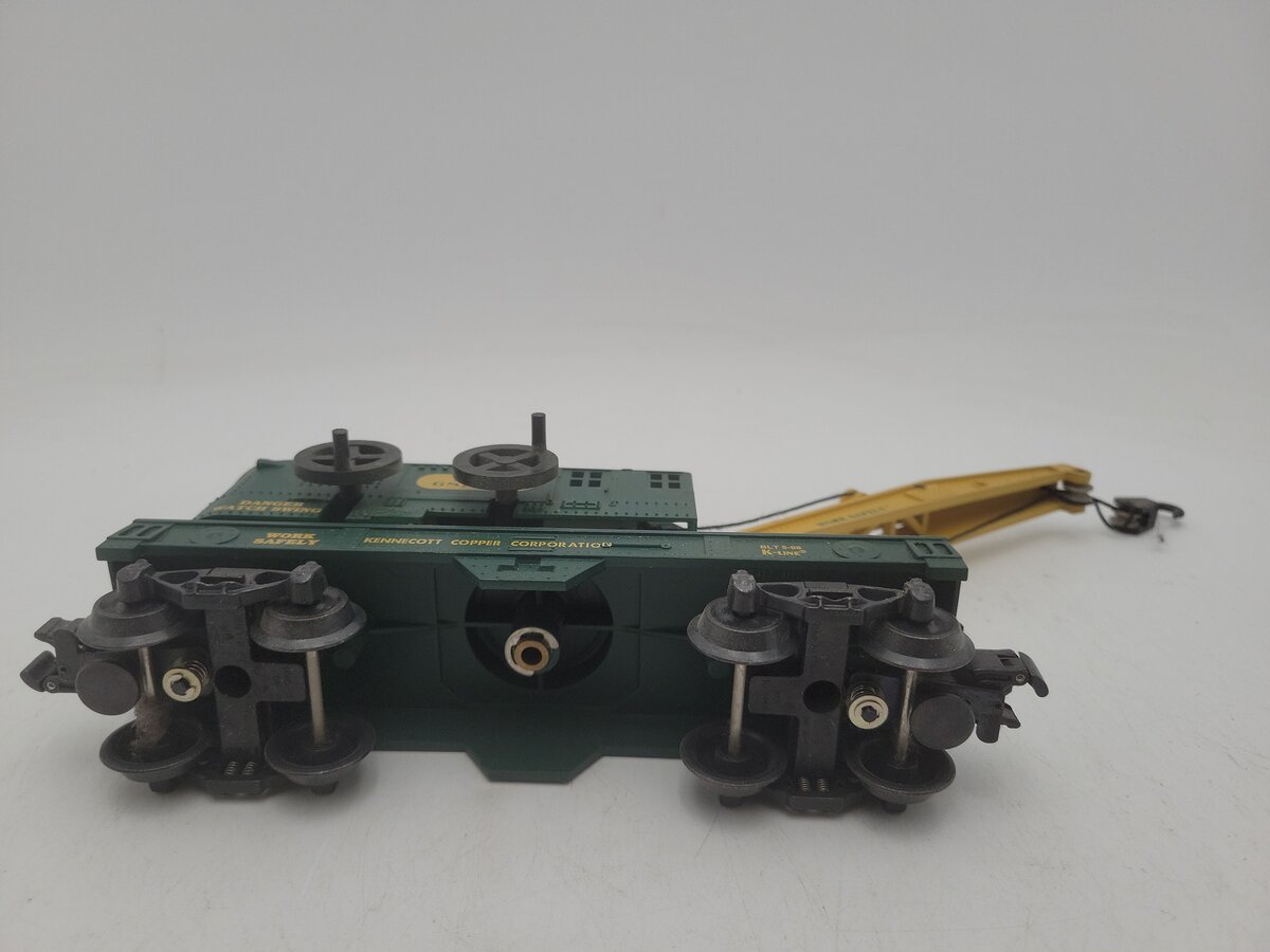 K-Line K681-7501 O Kennecott Copper Operating Crane Car EX
